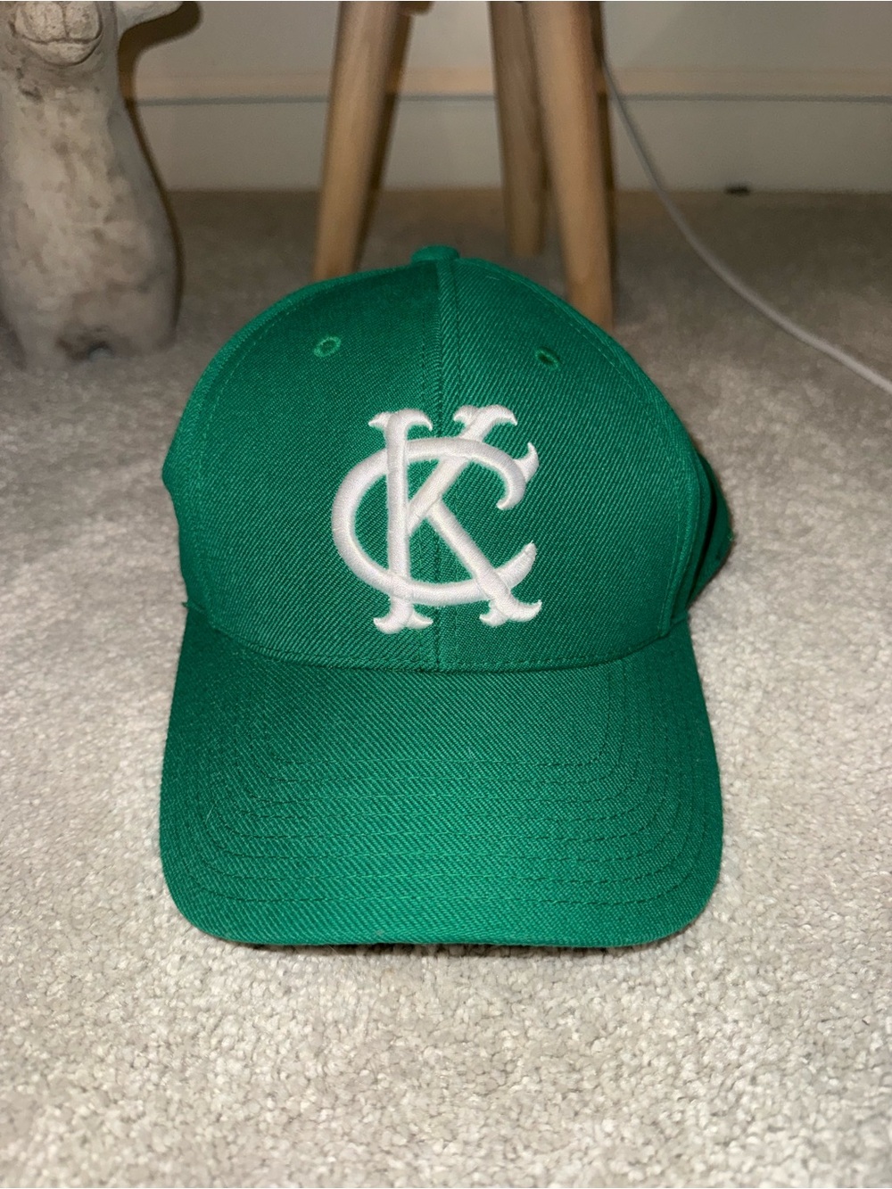 KC Kansas City Royals Athletics 7 3/4 American Needle Green Baseball Cap